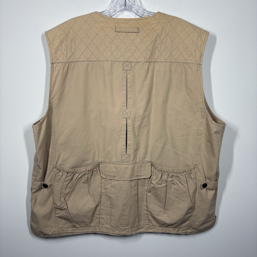 VTG Royal Robbins Mens Outdoor Utility Vest Size XL Khaki Fishing Hunting Field - Picture 8 of 13